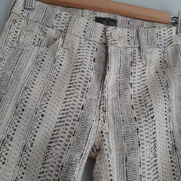 MOTHER Looker Ankle Fray Slipstream in Silver Strand Slim Jeans Sz 24 - Picture 7 of 15